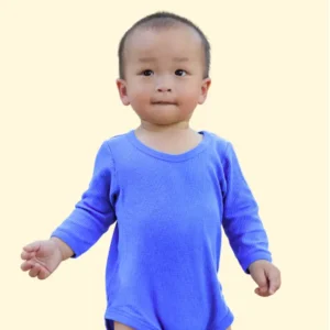 Girl Safari Collection 2-Piece Cotton Pyjama Set - Baby Blue